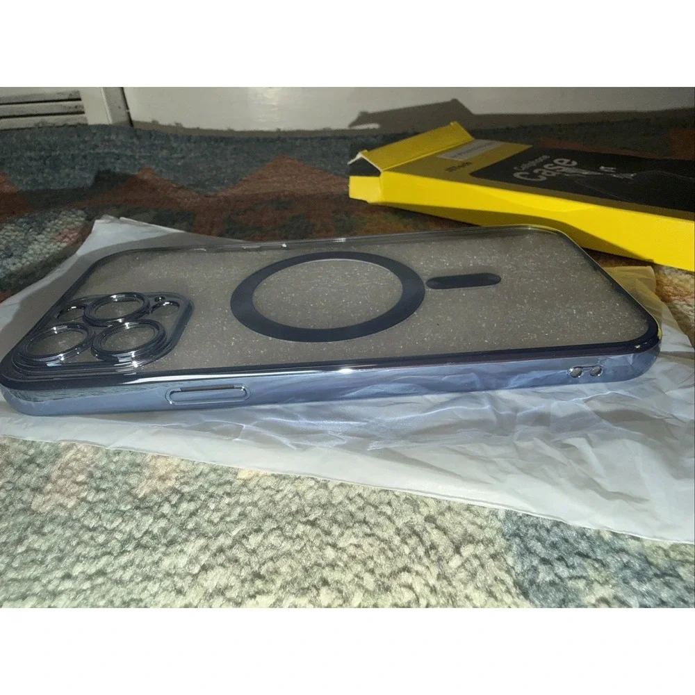 Jetech iPhone 13 Pro Max Case Blue Metallic